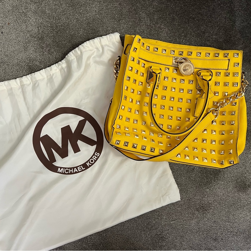 Michael Kors Studded Hamilton bag